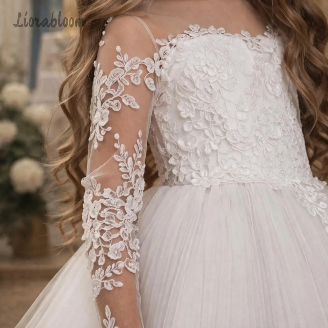 Girls' Lace Wedding Dress Cust - Formal Attire Woman 评论和价格