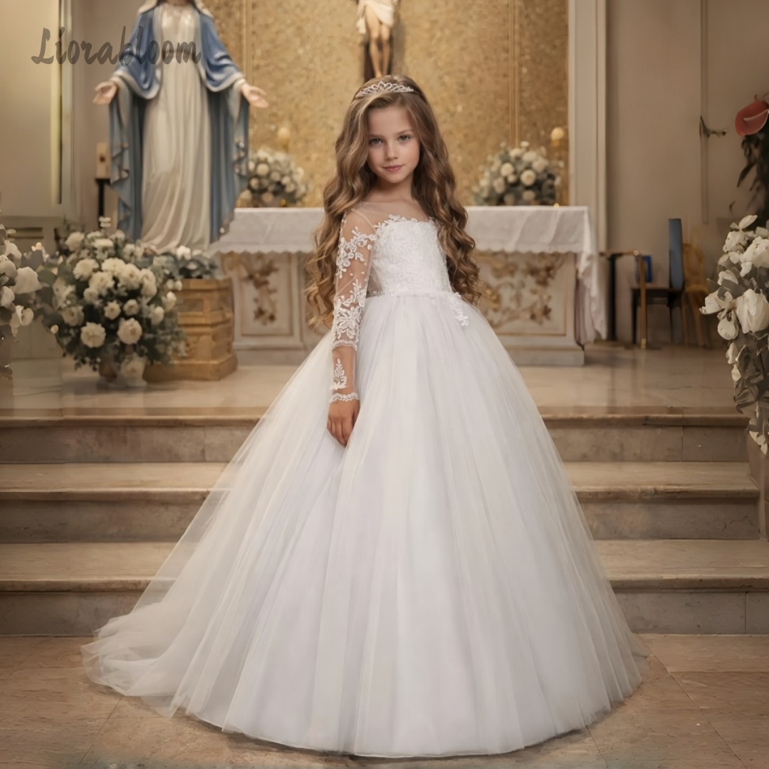 Girls' Lace Wedding Dress Cust - Formal Attire Woman 评论和价格