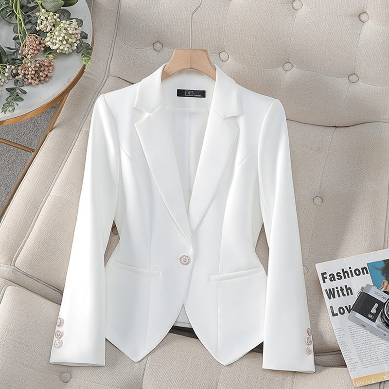 New Fashion Female Formal Blaz - Women Formal Wear Winter 评论和价格