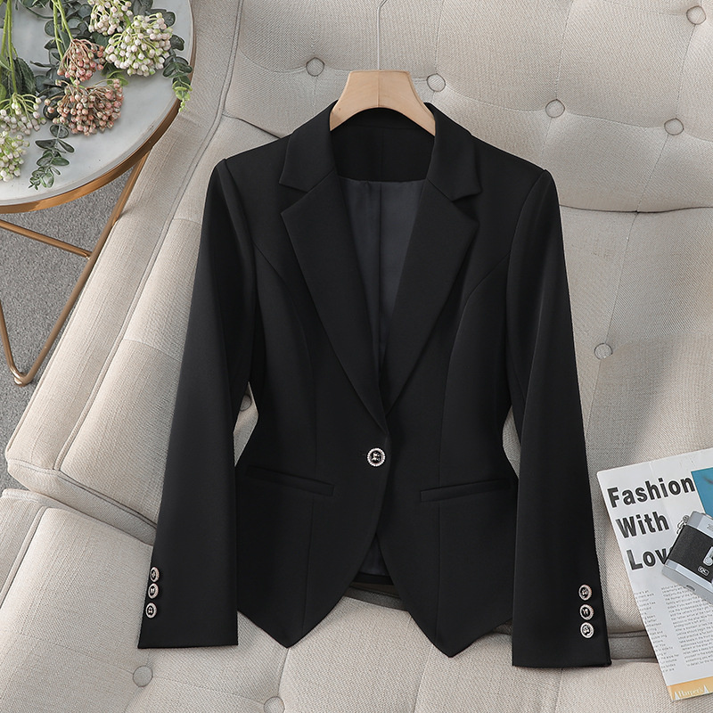 New Fashion Female Formal Blaz - Women Formal Wear Winter 评论和价格