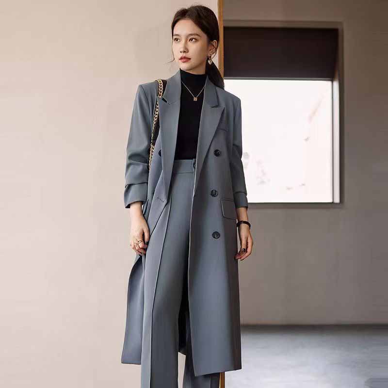 FANAN Elegant Long Trench Coat - Trench Coat Formal 评论和价格