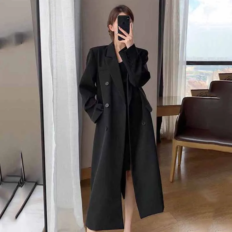 FANAN Elegant Long Trench Coat - Trench Coat Formal 评论和价格