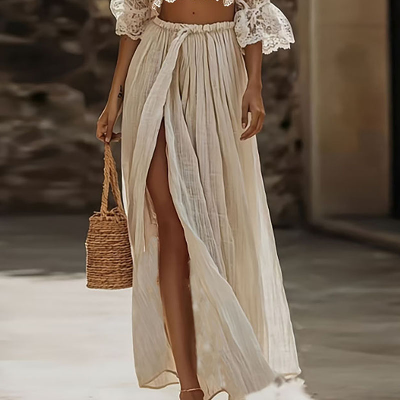 Womens Bohemian Lace Two Piece - Formal Attire Woman 评论和价格