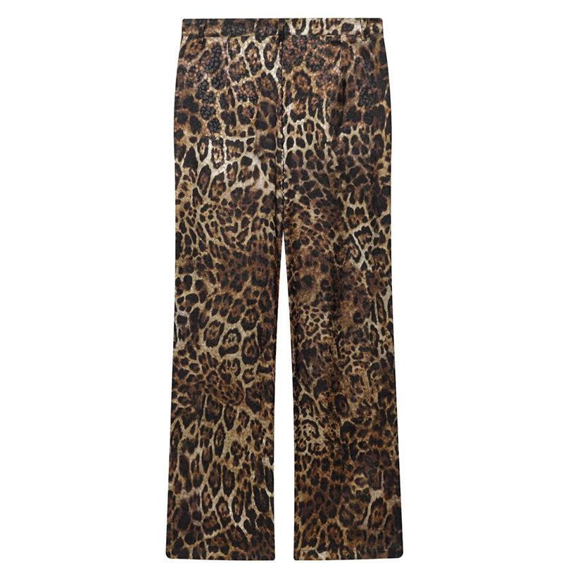 HXAO Leopard Pants Sets 2 Piec - Formal Attire Woman 评论和价格