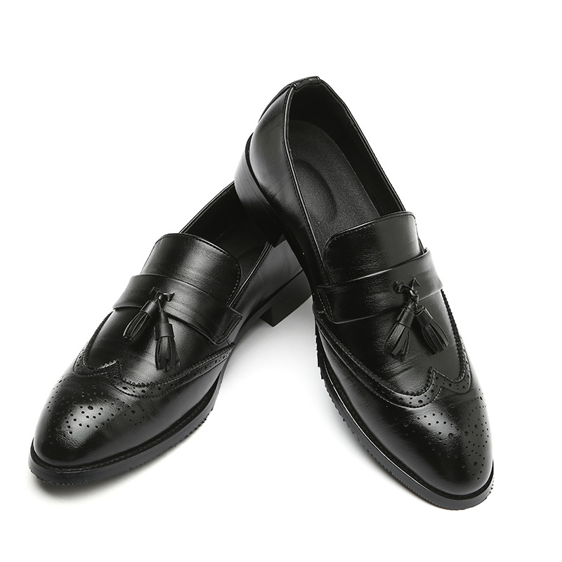 Classic Men's Leather Tassel L - Formal Wear Women'S Loafers 评论和价格