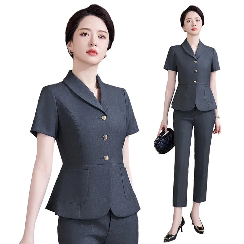 Pop 2024 Summer Formal OL Styl - Women Formal Wear For Interview 评论和价格