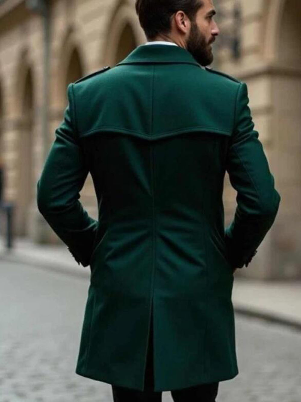 Classic Tweed Woolen Blend Tre - Trench Coat Formal 评论和价格