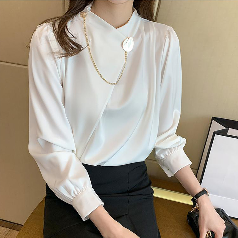Solid Color Elegant Long Sleev - Women Formal Wear Winter 评论和价格