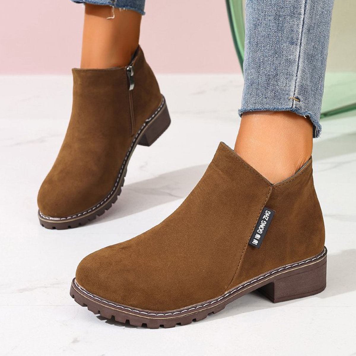 Women Autumn Winter Ankle Boot - Women Formal Wear Winter 评论和价格