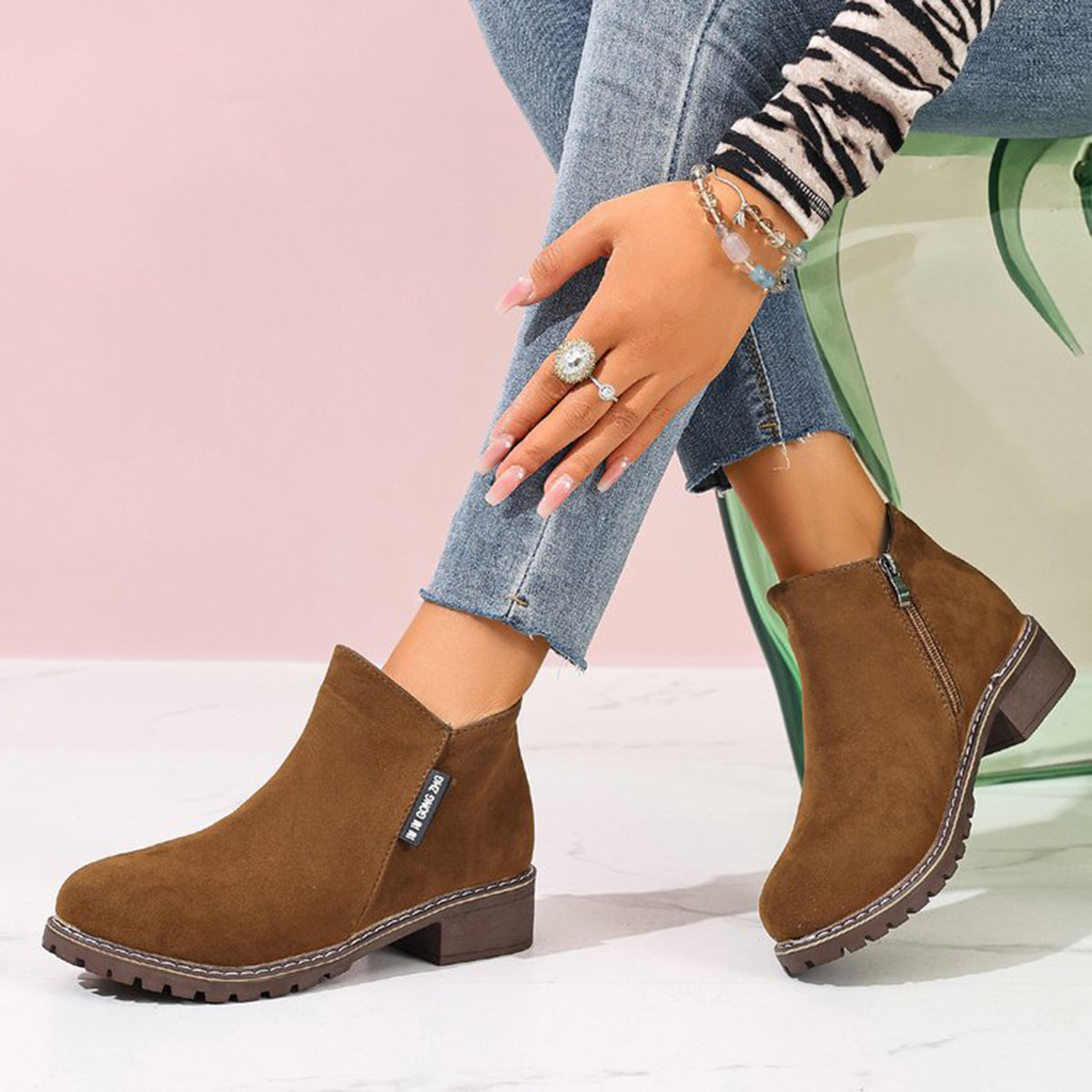 Women Autumn Winter Ankle Boot - Women Formal Wear Winter 评论和价格