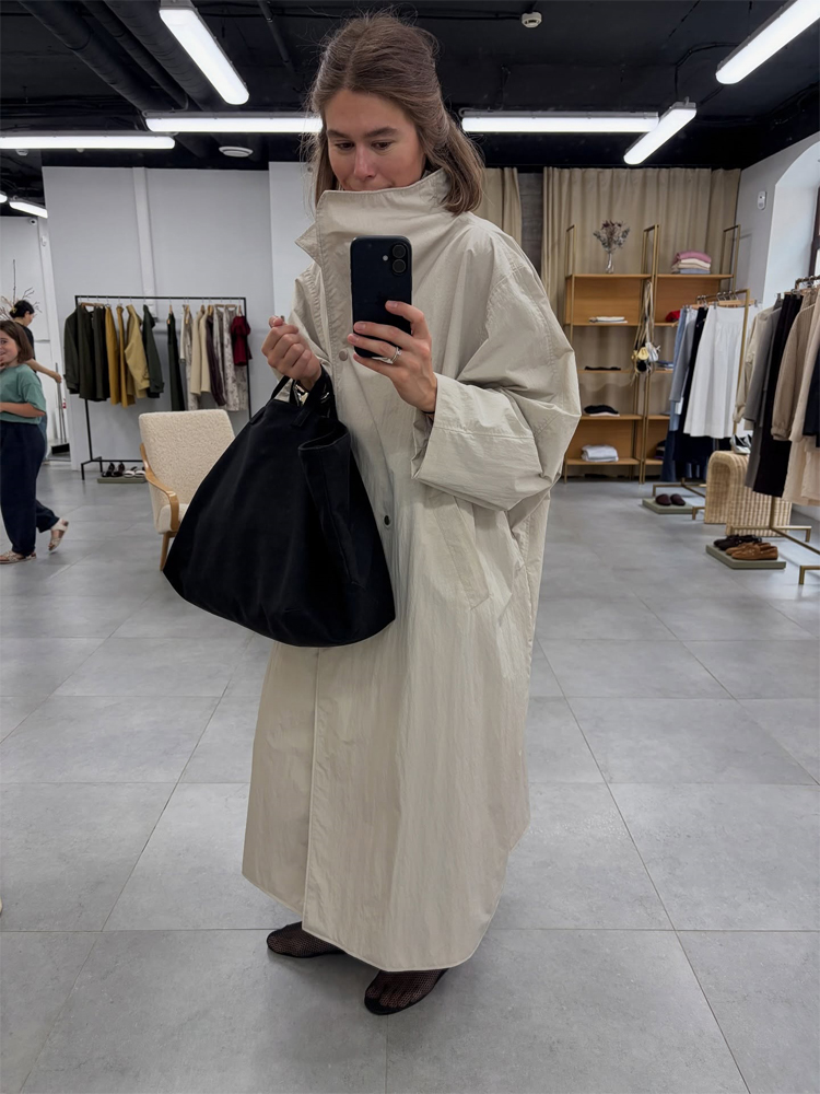 Women Casual Long Trench Coat  - Trench Coat Formal 评论和价格