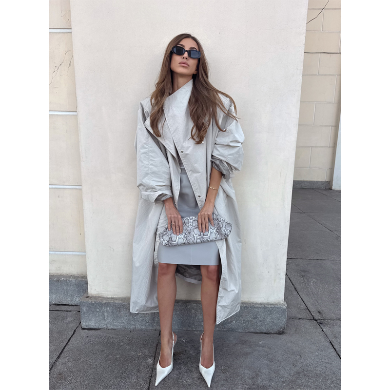 Women Casual Long Trench Coat  - Trench Coat Formal 评论和价格