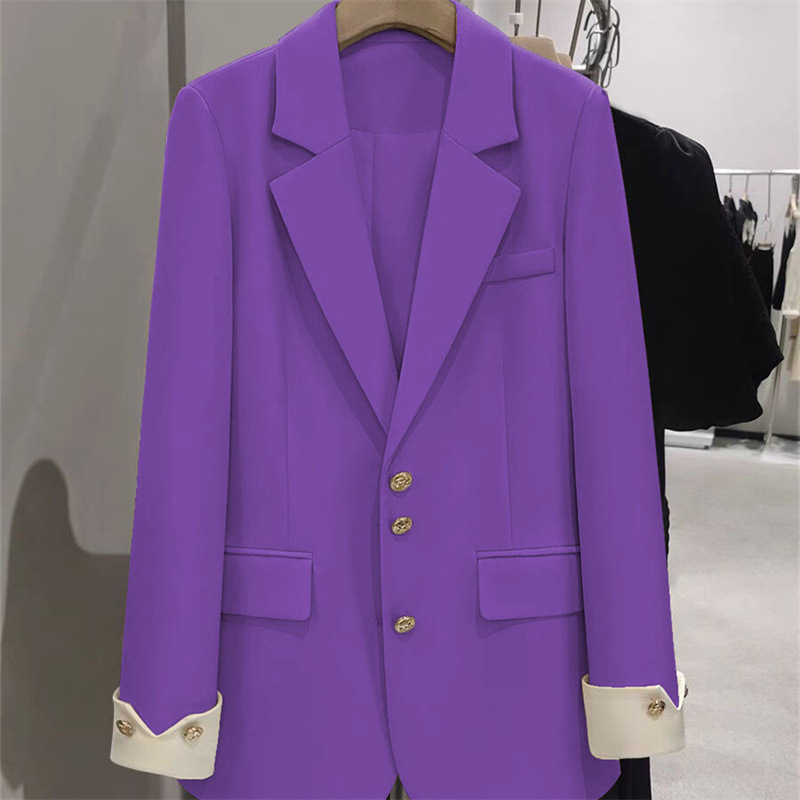 Fashion Ladies Blazer Color Bl - Women Formal Wear Winter 评论和价格