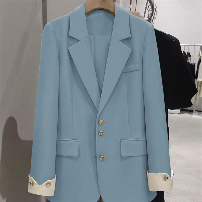 Fashion Ladies Blazer Color Bl - Women Formal Wear Winter 评论和价格