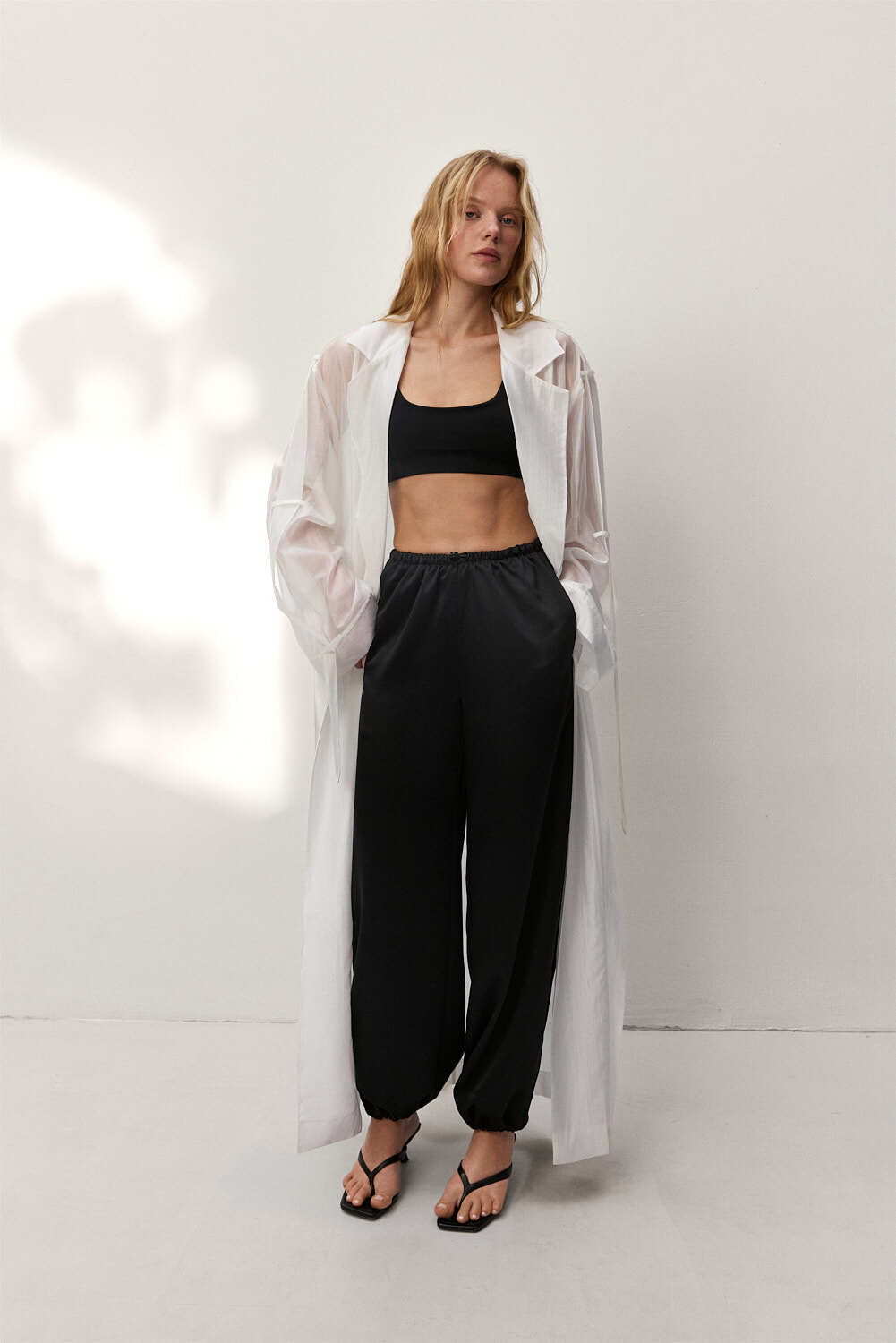 Laur 2026 Women Lapel Sheer Lo - Trench Coat Formal 评论和价格