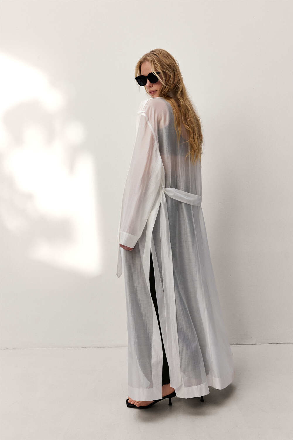 Laur 2026 Women Lapel Sheer Lo - Trench Coat Formal 评论和价格