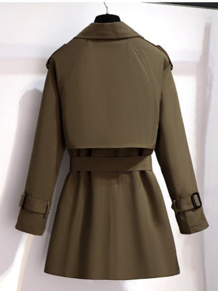 Spring Autumn Trench Coat Wome - Trench Coat Formal 评论和价格