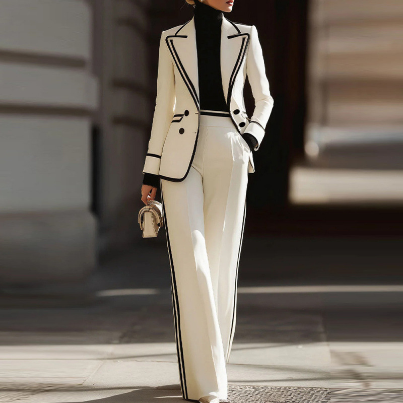 A+ Sale Women's Double Breaste - Women'S Formal Wear With Pants 评论和价格
