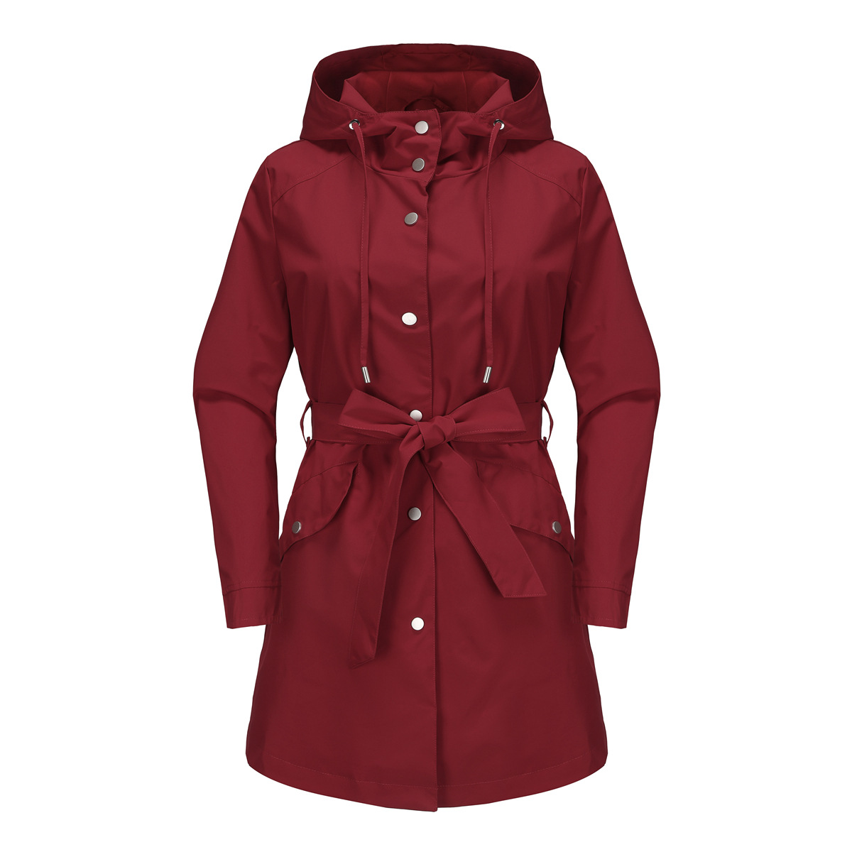 Spring Autumn New Hooded Water - Trench Coat Formal 评论和价格